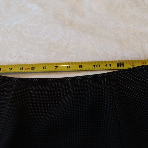 Kasper Black and white dotted two piece suit 8 petite Jacket and Midi Skirt - Picture 13 of 16